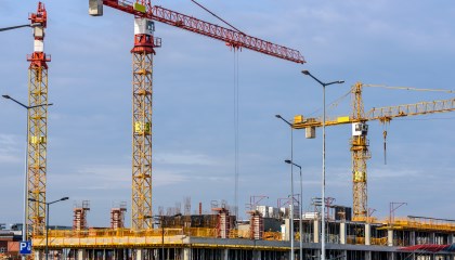 industrial construction site